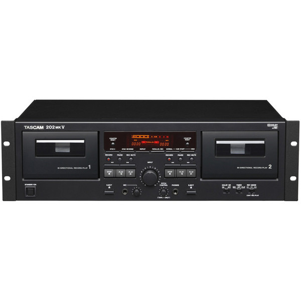 Tascam 202MKV Dual Cassette Deck