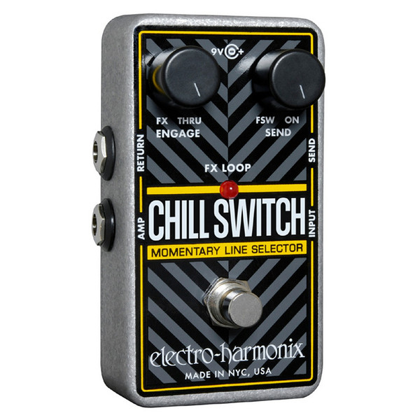 Electro Harmonix Chillswitch Line Selector Pedal - Front Angled Right
