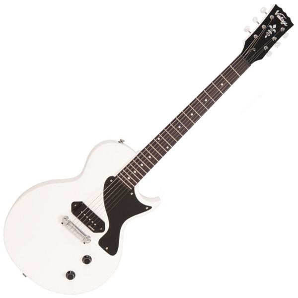 Vintage VR100 Electric Guitar, Gloss White