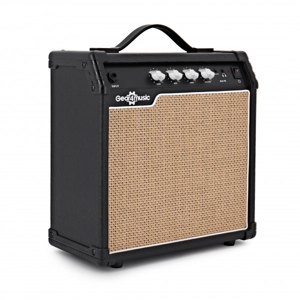 Single Cutaway Acoustic Guitar + 15W Amp Pack - amp