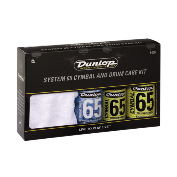 Dunlop System 65 Cymbal & Drum Care Kit