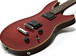 Black Knight CF-50F Electric Guitar, Cherry - strings