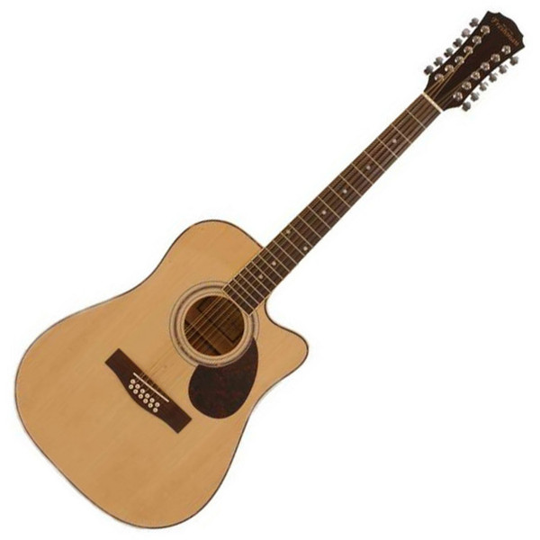 Freshman FA1DCE12 12 String Cutaway Electro Acoustic Guitar - main