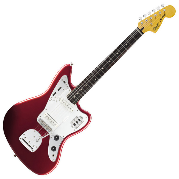 Squier by Fender Vintage Modified Jaguar Guitar, Candy Apple Red
