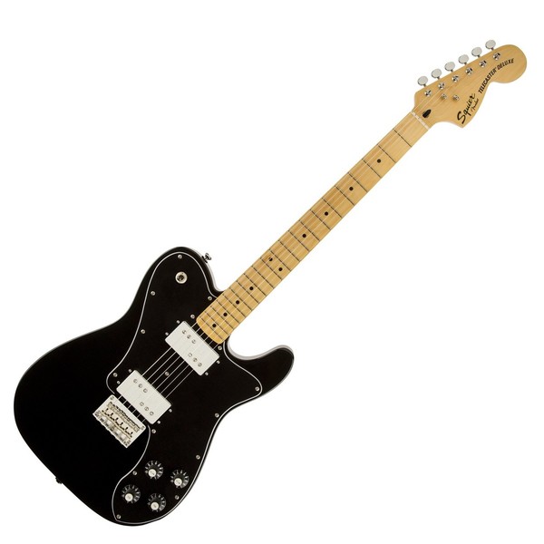 Squier by Fender Vintage Modified Telecaster Deluxe Guitar, Black