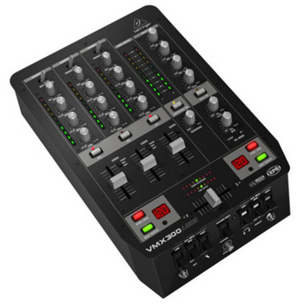 Behringer Pro VMX300USB Professional 3-Channel DJ Mixer