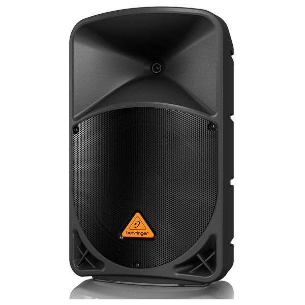 Behringer Eurolive B112MP3 Active 1000W 12" PA Speaker w/ MP3 Player, Front Angled Left