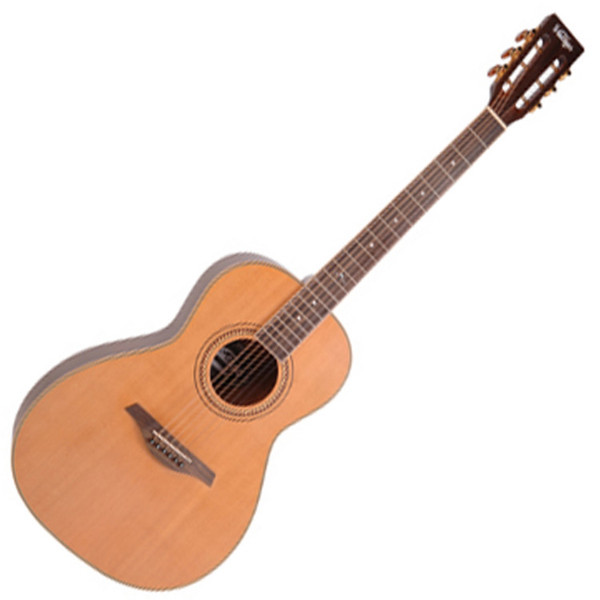 Vintage V880 Acoustic Guitar, Cedar Top, Natural