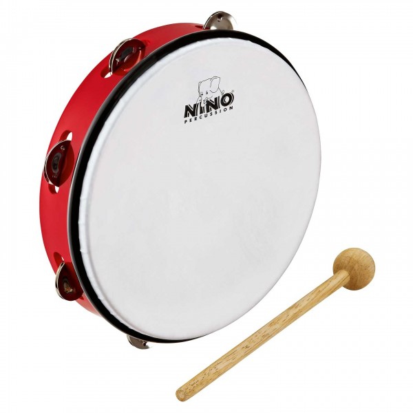 Meinl NINO24R ABS Tambourine, Red