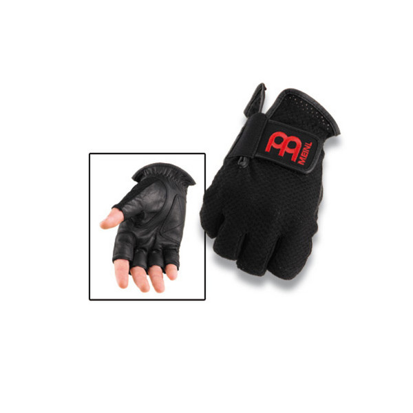 Meinl MDGFL-L Drummer Gloves Finger-less Large - Black