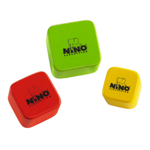 Meinl NINO507-MC Wood Shaker Assortment, Multi Colour