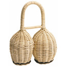 Meinl Rattan Double Shaker, Natural