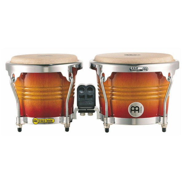 Meinl Free Ride Series Wood Bongo - Aztec Red Fade