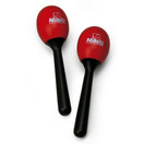 Nino by Meinl Plastic Egg Maracas, Red