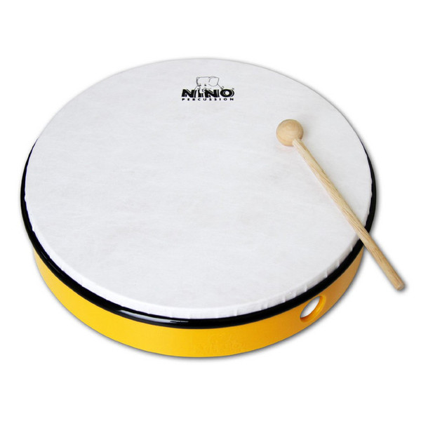 Meinl NINO6B 12" ABS Hand Drum, Yellow