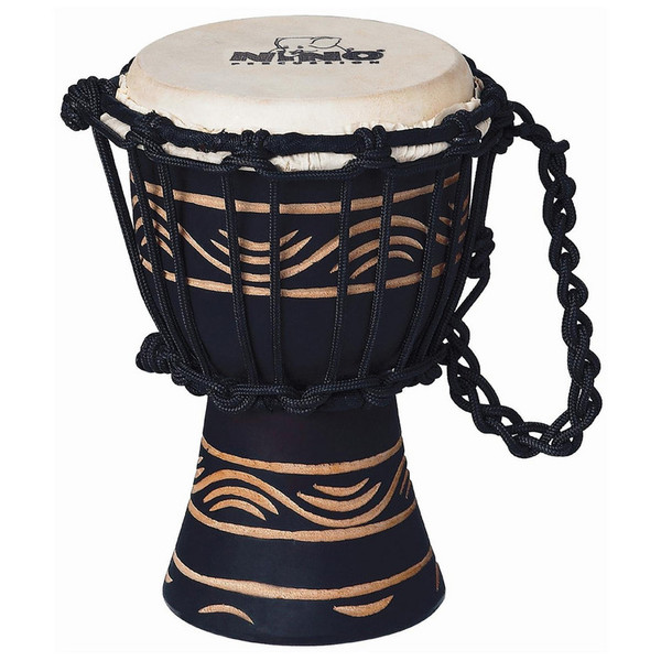 Meinl NINO-ADJ2-S African Rope Tuned Wood Djembe, Moon Rhythm