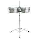 Meinl 14/15" Luis Conte Artist Series Timbales - Stainless steel