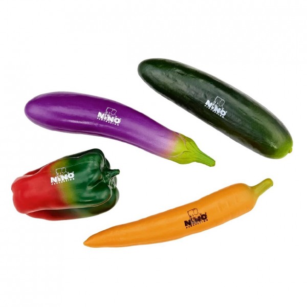 Nino by Meinl Botany Shaker Vegetable Assortment, 4 pcs
