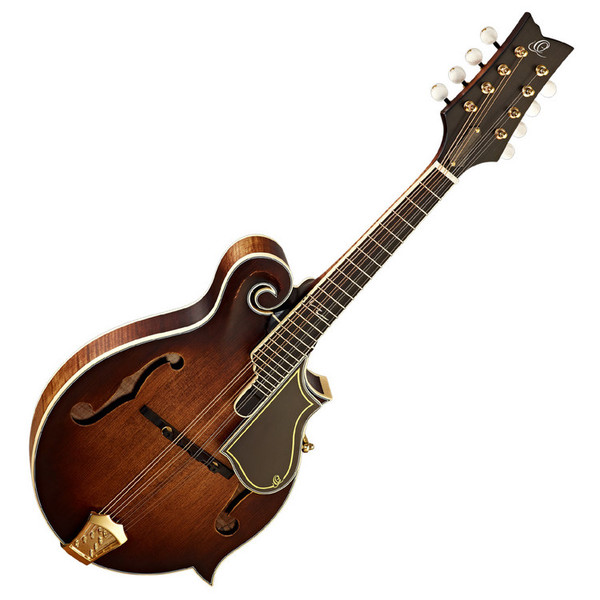Ortega RMF100AVO F-Style Mandolin, Distressed, Antique Violin Oiled