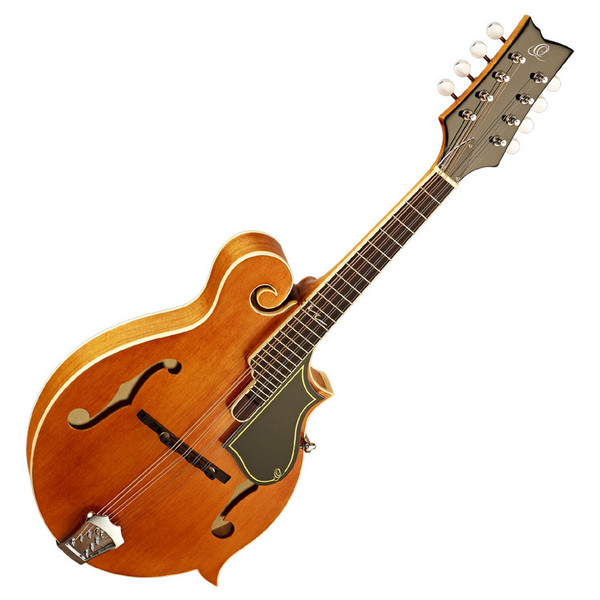 Ortega RMF50VY F-Style Mandolin, Vintage Yellow