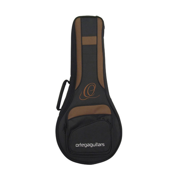 Ortega RMFE40SBK F-Style Mandolin, Piezo Built-in Bridge, Satin Black - gigbag