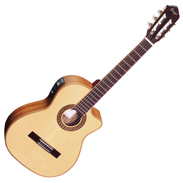 Ortega RCE161 Electro Classical Guitar, Solid Sitka-Spruce Top