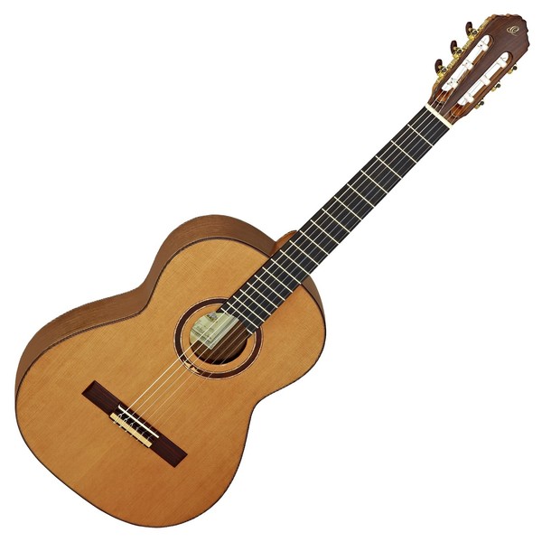 Ortega M4CS Nylon, Solid Cedar Top - Front View