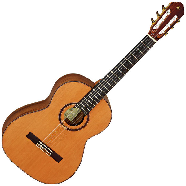 Ortega M7CS Custom Master Selection Classical Guitar, Red Cedar