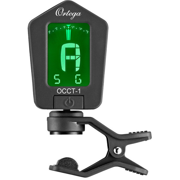 Ortega OCCT-1BK Chromatic Clip-on Tuner, Black