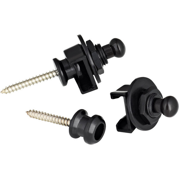 Ortega OSLO-GB Straplock Pins, Gloss Black