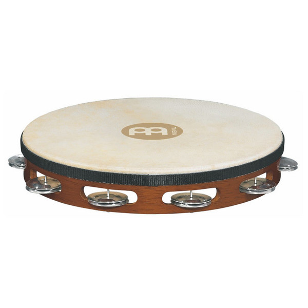 Meinl TAH1A-AB Headed Wood Tambourines, Aluminium Jingles