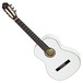 Ortega R121LWH Nylon Left Handed, White - Front View