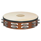 Meinl TAH2A-AB Double Row Headed Wood Tambourines, Aluminium Jingles