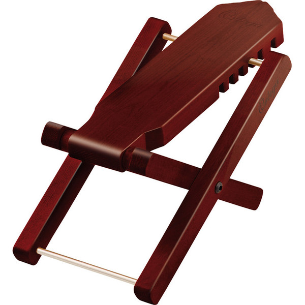 Ortega OWFS-1WR Foot Stool, Maple, Wine Red