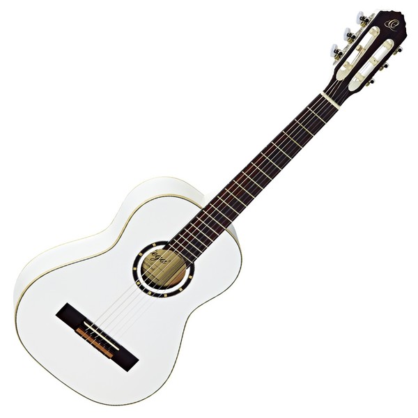 Ortega R121-1/2WH Classical Guitar, 1/2 Size, White