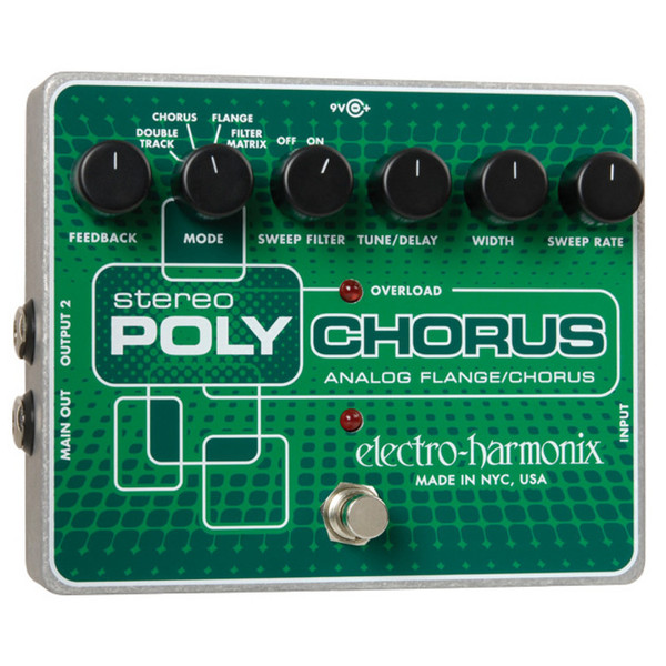 Electro Harmonix Stereo Polychorus Guitar Effects Pedal