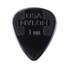 Dunlop 44P10 1.00mm Nylon Standard Pick, Black, Players Pack of 12