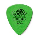 Dunlop 418P88 0.88mm Tortex Standard Pick, Green, Players Pack of 12