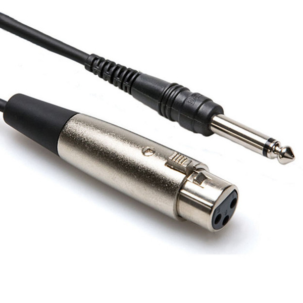 Hosa STX-115F Balanced Interconnect Cable, XLR3F to 1/4" TRS, 15ft