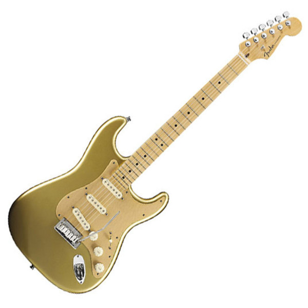 Fender FSR American Deluxe Stratocaster, Maple, Aztec Gold
