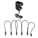 Stagg 9V DC1/A Power Supply and 5-Way Power Snake, UK