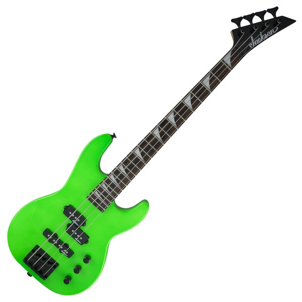 Jackson JS1X Concert Bass Minion Bass Guitar, Neon Green