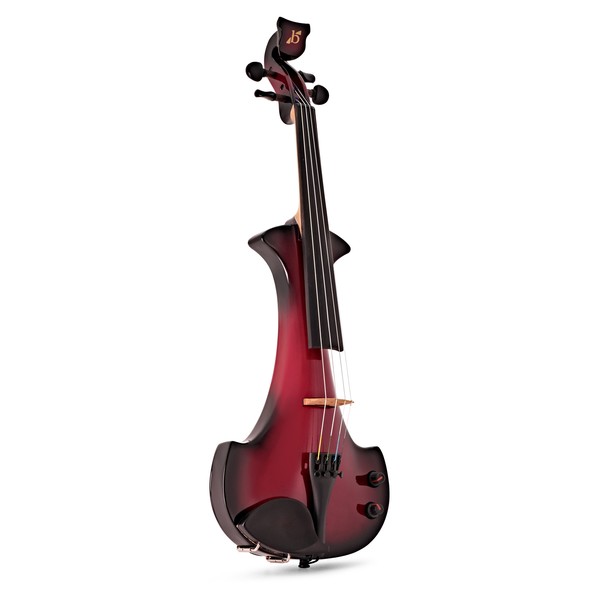 Bridge Aquila Electric Violin, Black and Red main