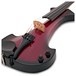 Bridge Aquila Electric Violin, Black and Red close
