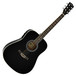 Dreadnought Electro Acoustic Guitar by Gear4music, Black