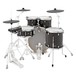 Yamaha Stage Custom Shell Pack with DTX Hybrid Pack, Raven Black back