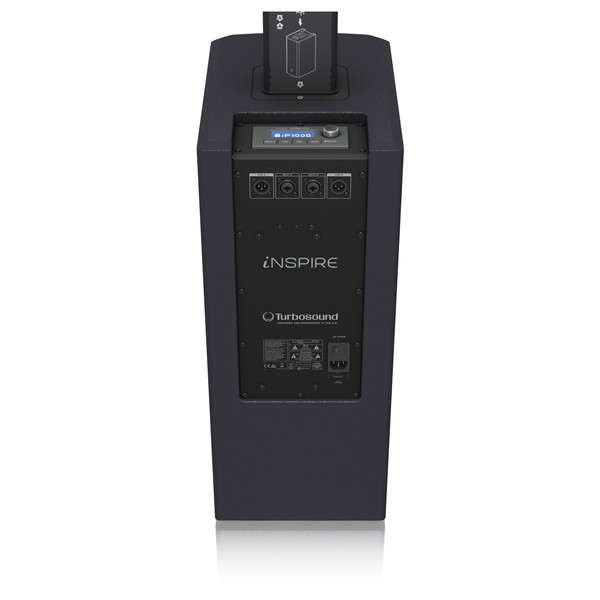 Turbosound iNSPIRE iP1000 V2 Column PA System, Sub Rear Angled