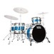 Natal Originals Maple 4pc Shell Pack, White Sparkle w/ Blue Inlay