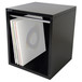 Sefour Carry Box for 115 Records, Black - Front Angled (Records Not Included)