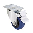 Swivel Castor with Brake by Gear4music, 100mm